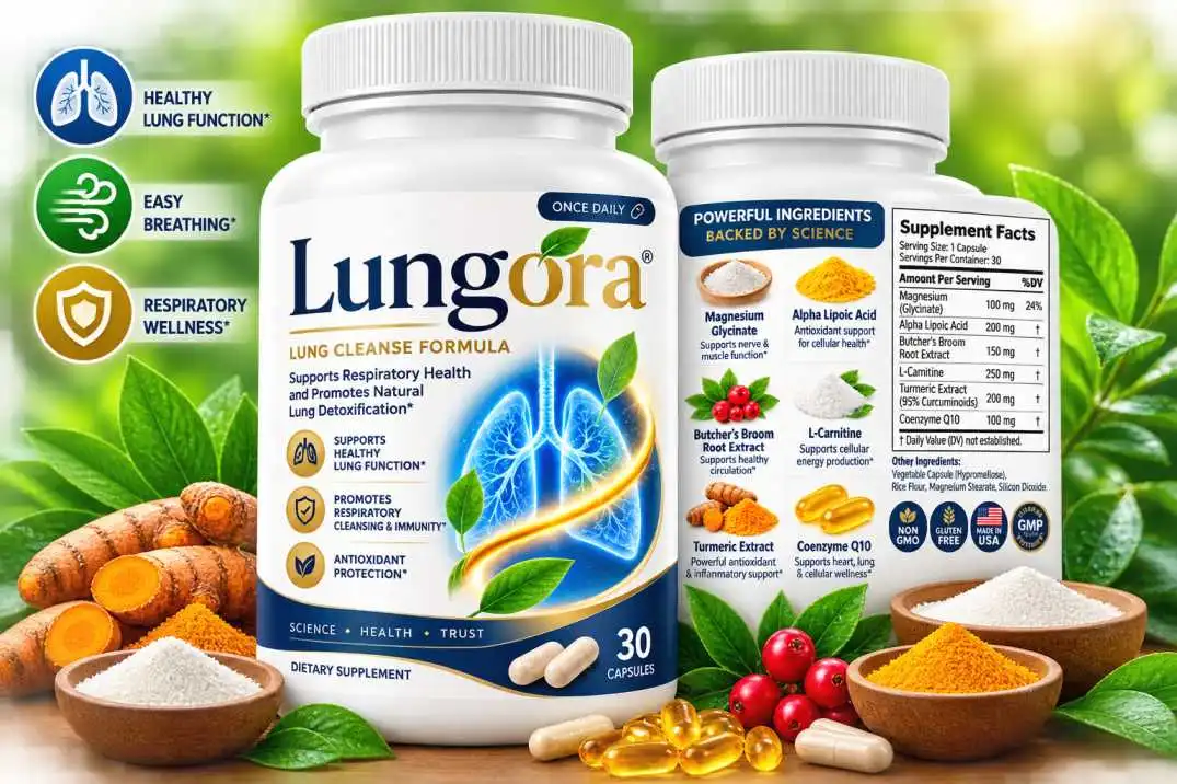 Lungora Respiratory & Lung Wellness Support Supplement